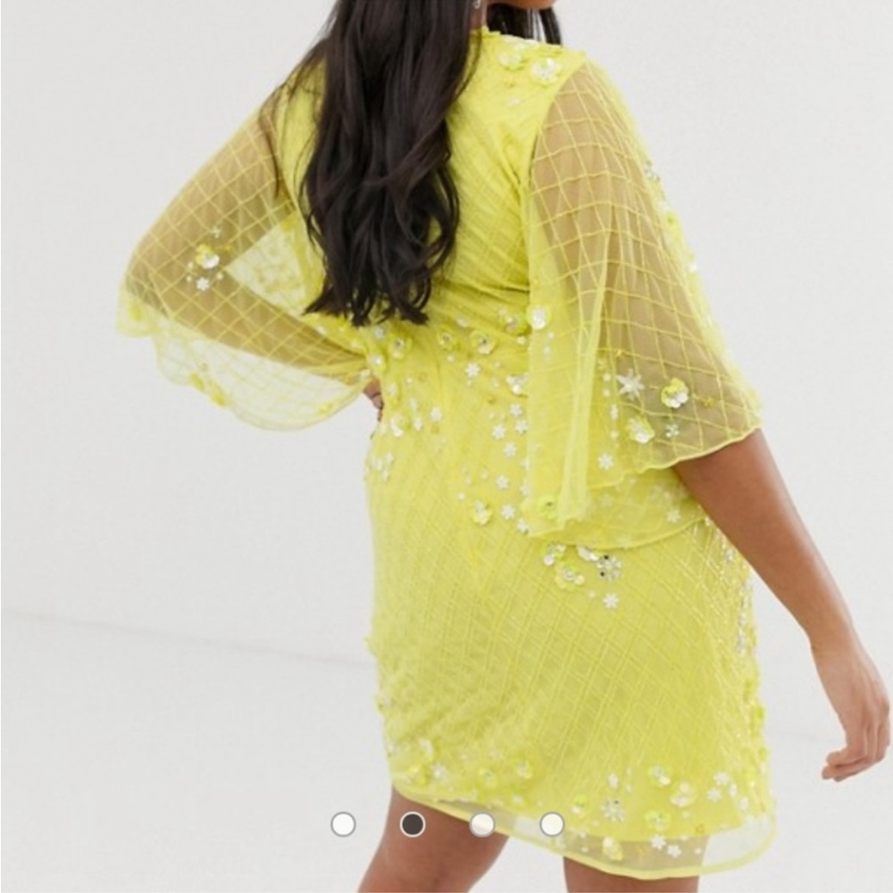 NWT Beautiful beaded mini dress